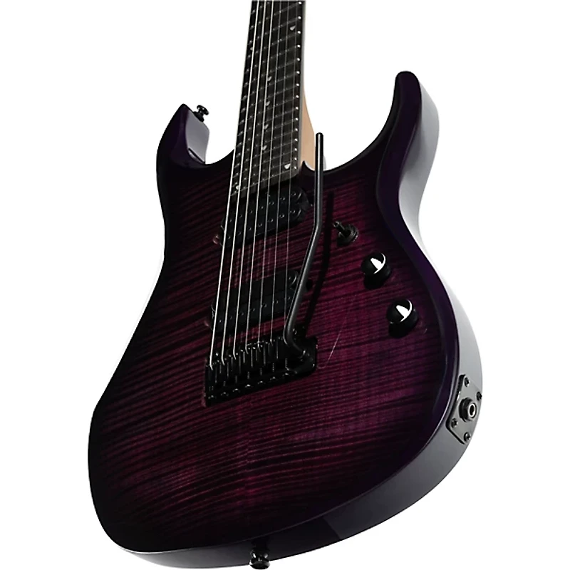 Sterling by Music Man JP157 7-String Electric Guitar With DiMarzio Pickups Purple Nebula