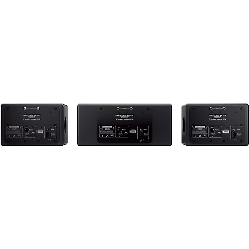 Barefoot Sound Footprint03 3-Way Active Studio Monitor Pair With Footprint03C Center Channel Active Studio Monitor Bundle