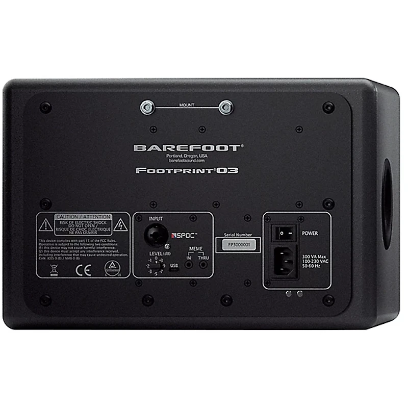 Barefoot Sound Footprint03 3-Way Active Studio Monitor Pair With Footprint03C Center Channel Active Studio Monitor Bundle