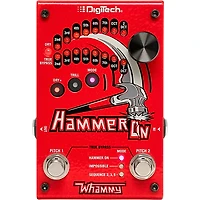 DigiTech HammerOn Pitch Octave Effects Pedal Red