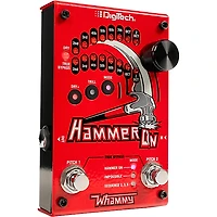 DigiTech HammerOn Pitch Octave Effects Pedal Red