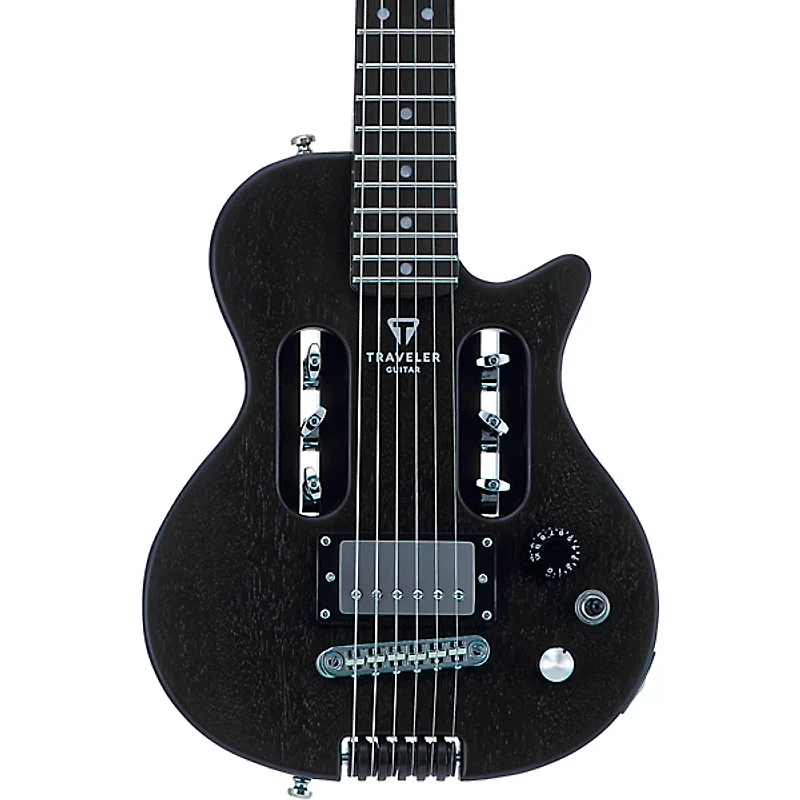 Traveler Guitar EG-1 Mod-X Electric Hybrid Travel Guitar Black Satin
