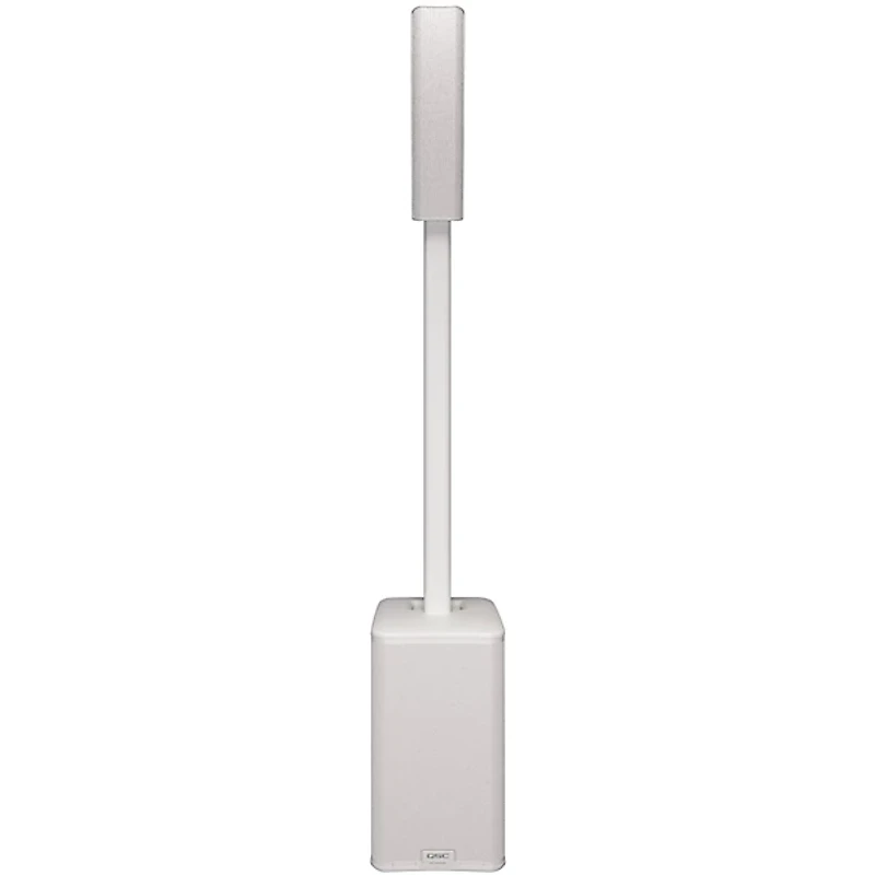 QSC KC12 3,000W Active 3-Way Column Loudspeaker With SKB iSeries Cases - White