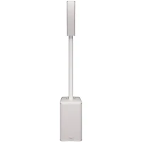 QSC KC12 3,000W Active 3-Way Column Loudspeaker With SKB iSeries Cases - White
