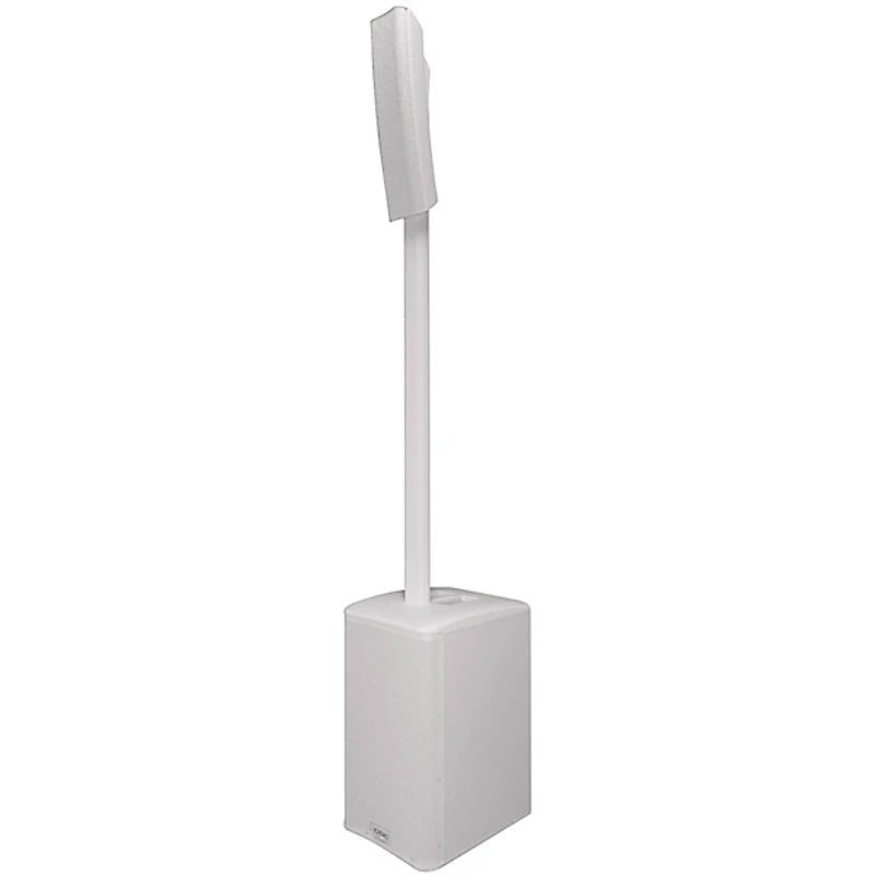 QSC KC12 3,000W Active 3-Way Column Loudspeaker With SKB iSeries Cases - White