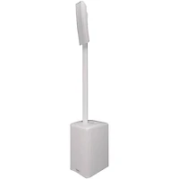 QSC KC12 3,000W Active 3-Way Column Loudspeaker With SKB iSeries Cases - White