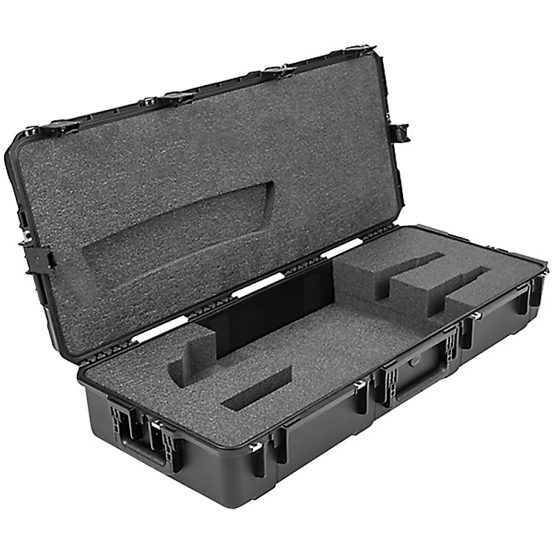 QSC KC12 3,000W Active 3-Way Column Loudspeaker With SKB iSeries Cases - White