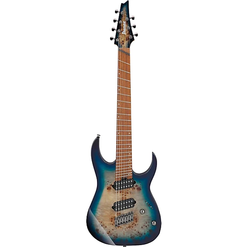 Ibanez RGMS7PB Multiscale 7-String Electric Guitar Cosmic Blue Starburst