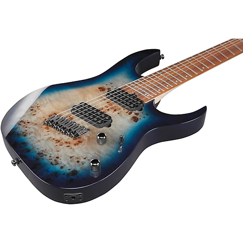 Ibanez RGMS7PB Multiscale 7-String Electric Guitar Cosmic Blue Starburst