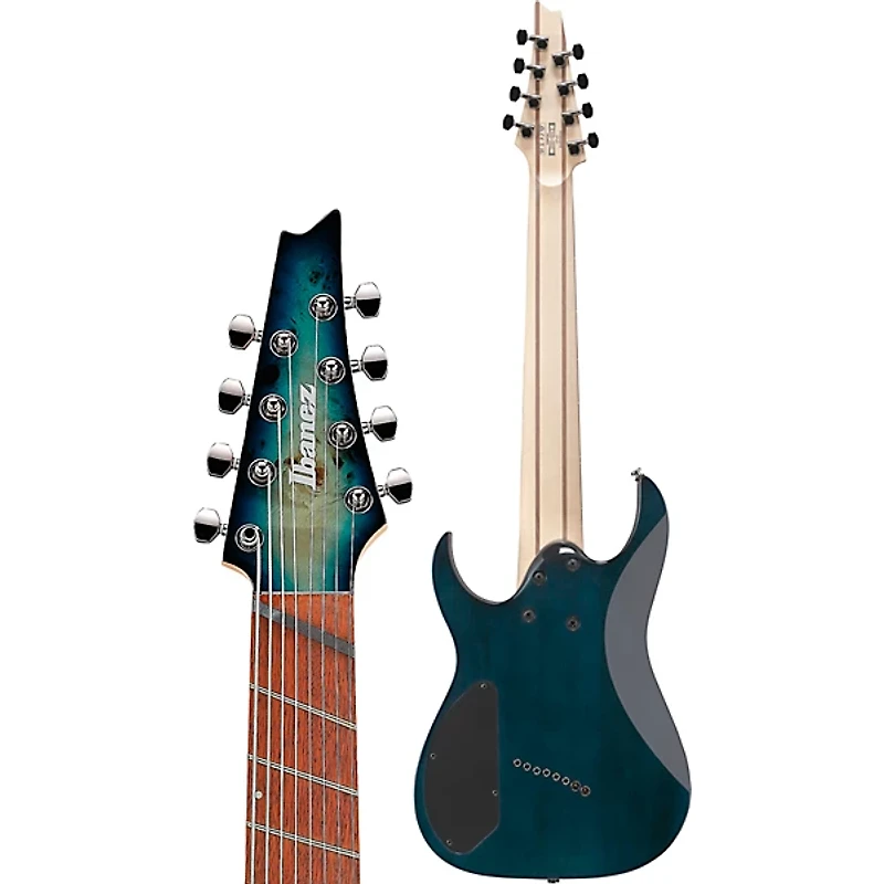 Ibanez RGMS8PB Multiscale 8-String Electric Guitar Cosmic Blue Starburst