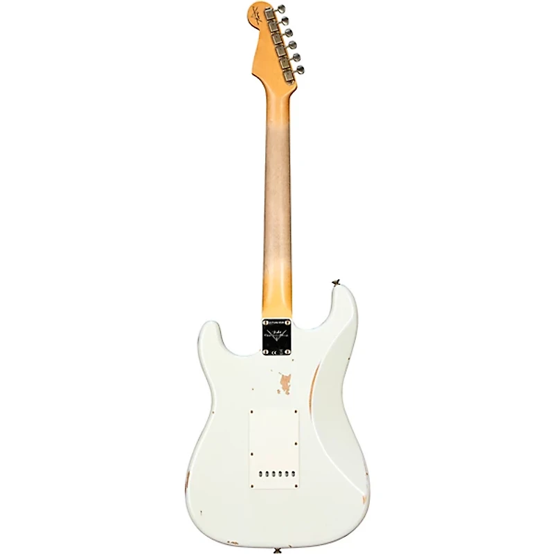 Fender Custom Shop Time Machine Series 1962 Stratocaster Relic Electric Guitar Aged Olympic White