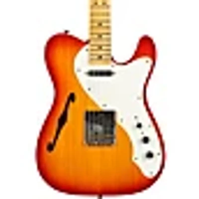 Fender Custom Shop Limited Edition 50s Telecaster Thinline Journeyman Relic Electric Guitar Aged Cherry Sunburst