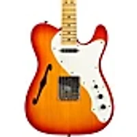 Fender Custom Shop Limited Edition 50s Telecaster Thinline Journeyman Relic Electric Guitar Aged Cherry Sunburst