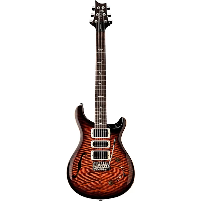 PRS SE Special Semi-Hollow Electric Guitar Orange Tiger Smokeburst