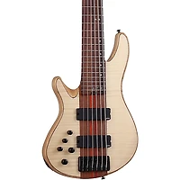 Schecter Guitar Research Charles Berthoud CB-6 Left-Handed 6-String Electric Bass Natural Satin