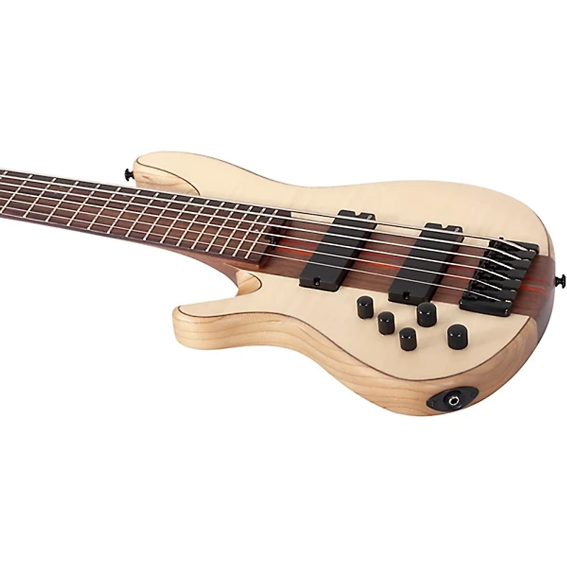 Schecter Guitar Research Charles Berthoud CB-6 Left-Handed 6-String Electric Bass Natural Satin