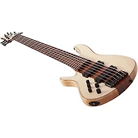 Schecter Guitar Research Charles Berthoud CB-6 Left-Handed 6-String Electric Bass Natural Satin
