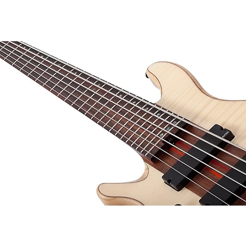 Schecter Guitar Research Charles Berthoud CB-6 Left-Handed 6-String Electric Bass Natural Satin