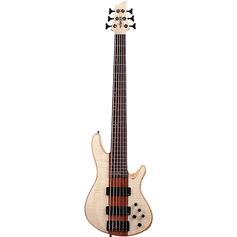 Schecter Guitar Research Charles Berthoud CB-6 6-String Electric Bass Guitar Natural Satin