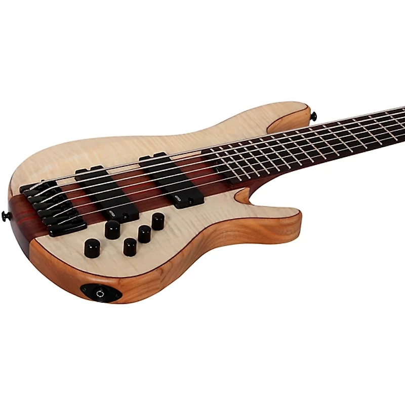 Schecter Guitar Research Charles Berthoud CB-6 6-String Electric Bass Guitar Natural Satin