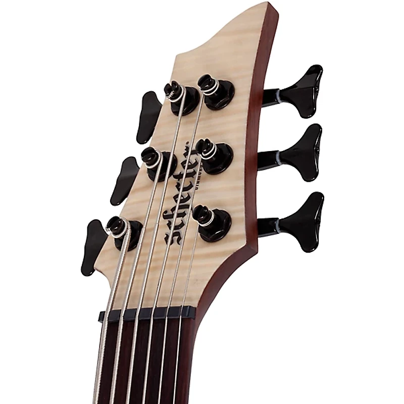 Schecter Guitar Research Charles Berthoud CB-6 6-String Electric Bass Guitar Natural Satin