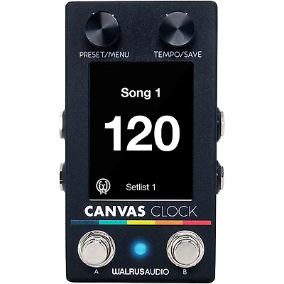 Walrus Audio Canvas MIDI Clock Black
