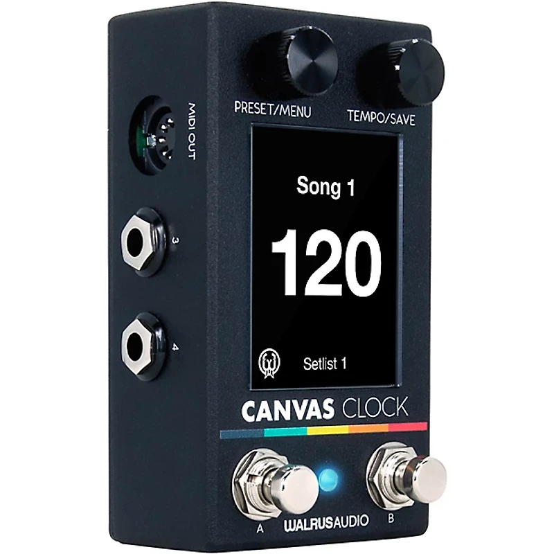 Walrus Audio Canvas MIDI Clock Black