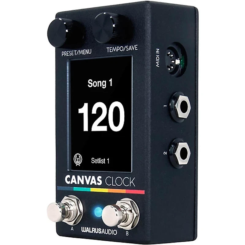 Walrus Audio Canvas MIDI Clock Black
