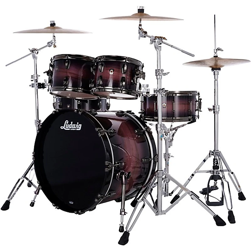 Ludwig Maple Exotic 4-Piece Studio Shell Pack with 22 in. Bass Drum