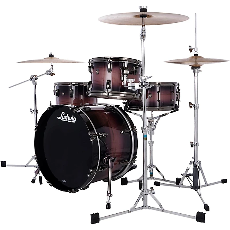 Ludwig Maple Exotic 3-Piece Downbeat Shell Pack with 20 in. Bass Drum