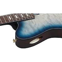 Ibanez FRH20QMN Quilted Maple Top Nylon-String Acoustic-Electric Guitar Cosmic Blue Sunburst
