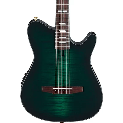 Ibanez FRH20FMN Flamed Maple Top Nylon-String Acoustic-Electric Guitar