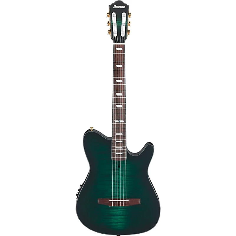 Ibanez FRH20FMN Flamed Maple Top Nylon-String Acoustic-Electric Guitar