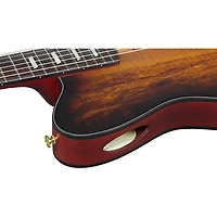 Ibanez FRH20SMN Spalted Maple Top Nylon-String Acoustic-Electric Guitar Tobacco Burst