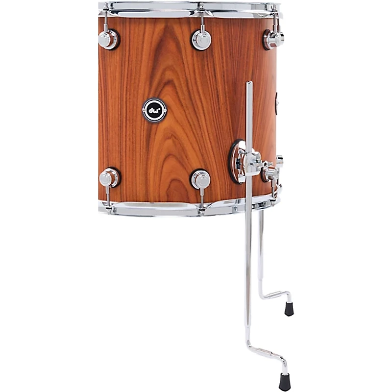 DW DWe Wireless Acoustic-Electronic Convertible 7-Piece Drum Set Bundle With 22" Bass Drum, Cymbals and Hardware Limited Edition Santos Rosewood Hard Satin Exotic