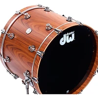 DW DWe Wireless Acoustic-Electronic Convertible 7-Piece Drum Set Bundle With 22" Bass Drum, Cymbals and Hardware Limited Edition Santos Rosewood Hard Satin Exotic