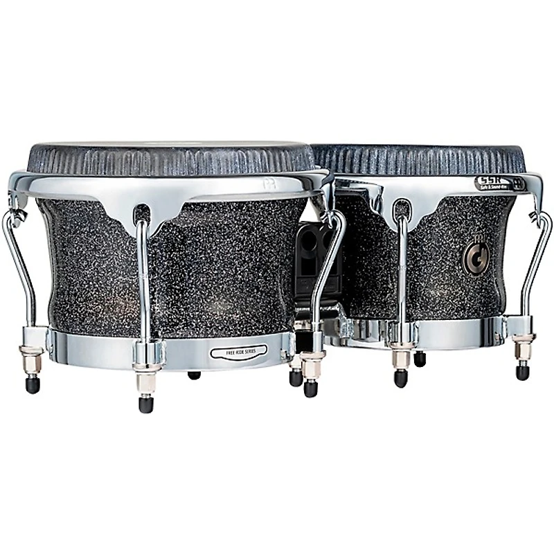 MEINL Diego Gale Signature Premium Fiberglass Bongos 7" and 8.5" Midnight Star
