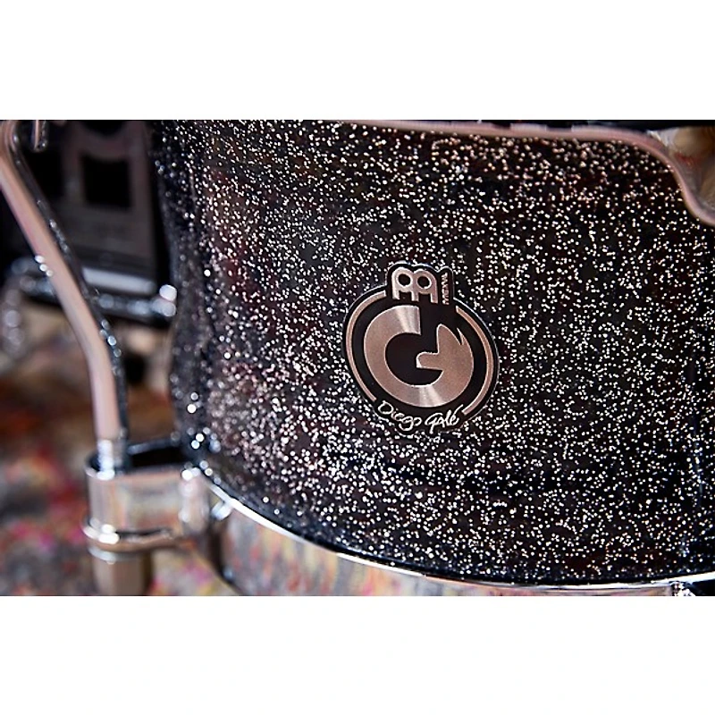 MEINL Diego Gale Signature Premium Fiberglass Bongos 7" and 8.5" Midnight Star
