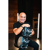 MEINL Diego Gale Signature Premium Fiberglass Bongos 7" and 8.5" Midnight Star