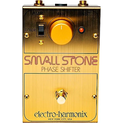 Electro-Harmonix Golden Small Stone Phase Shifter Limited Edition Effects Pedal Gold