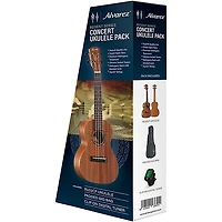 Alvarez RU22CP Concert Ukulele Pack - Natural