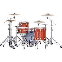 DW SSC Collectors Series 4-Piece Exotic Shell Pack With Nickel Hardware - Natural Lacquer Over Etimoe