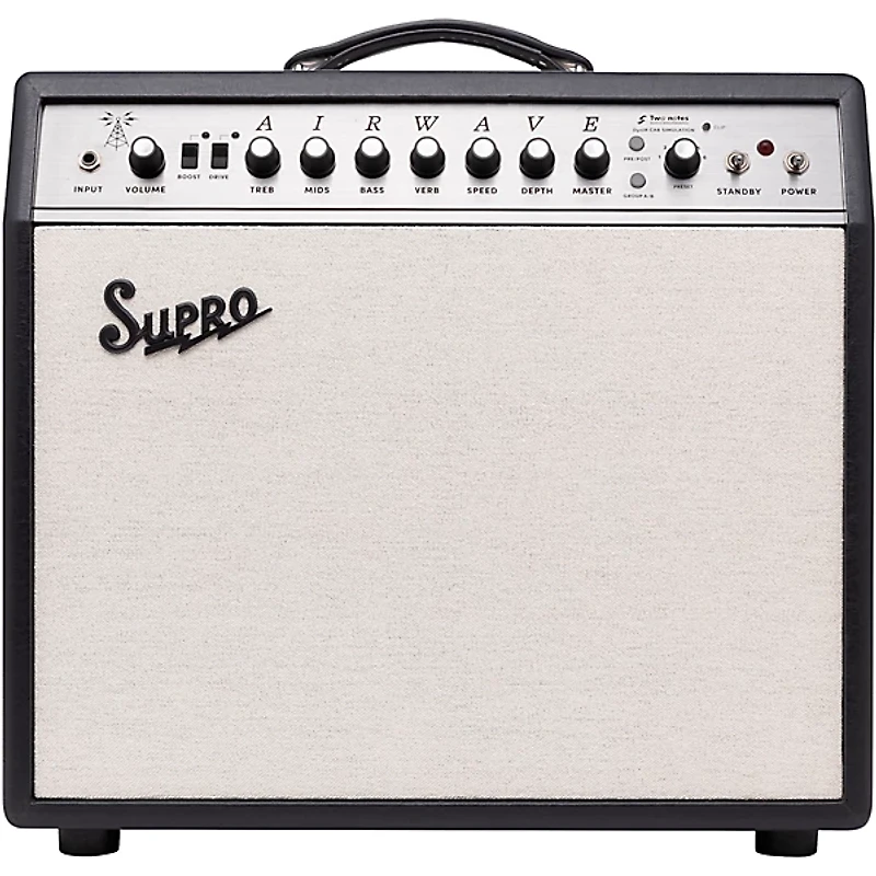 Supro Airwave 1x12 25W Tube Guitar Combo Amp Black