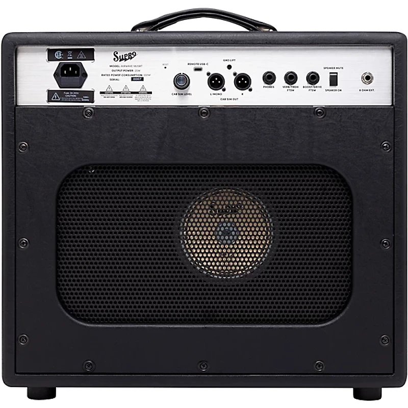 Supro Airwave 1x12 25W Tube Guitar Combo Amp Black