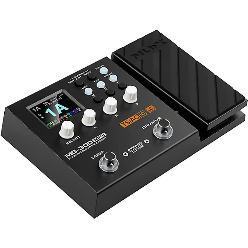 NUX MG-300MKII Multi-Effects and Amp Modeler Pedal Black
