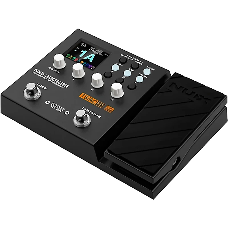 NUX MG-300MKII Multi-Effects and Amp Modeler Pedal Black