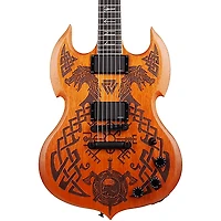Wylde Audio Barbarian Carveworks Electric Guitar Natural Satin