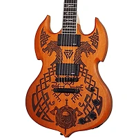 Wylde Audio Barbarian Carveworks Electric Guitar Natural Satin