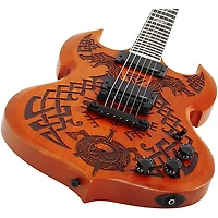 Wylde Audio Barbarian Carveworks Electric Guitar Natural Satin