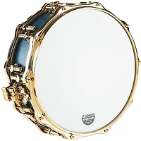 SONOR SQ2 Medium Beech Snare Drum in Birdseye Azure Blue with Gold Hardware 14 x 5 in.